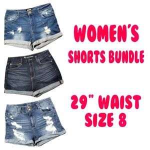 Women's / Junior's Jean Shorts / Cut Offs Bundle Size 8